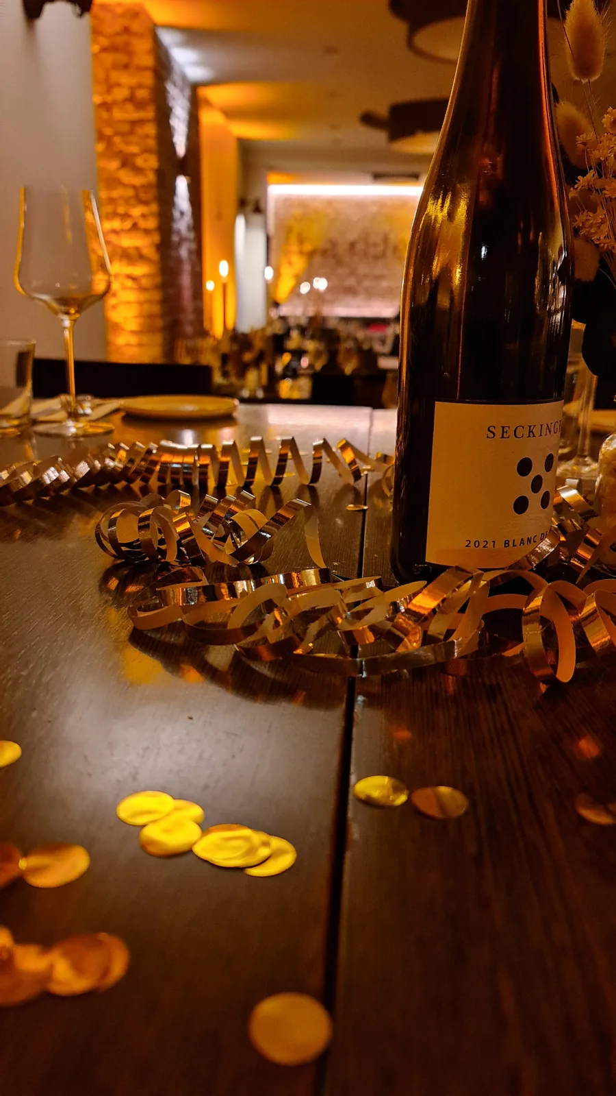 Gedeckter Tisch im Barile